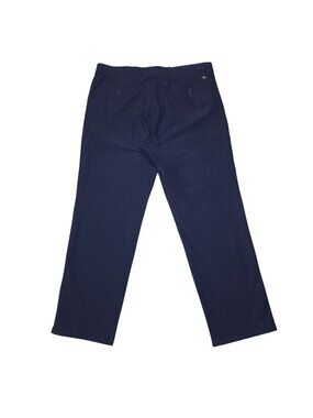 Dockers Straight Fit Navy Chinos 36x34 Cotton Blend Wrinkle Resistant Comfort